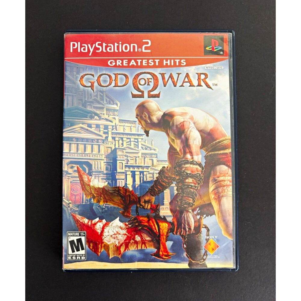 God of War PS2 Greatest Hits Complete CIB w/ Manual Sony PlayStation 2 Tested